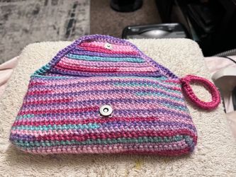 Crochet pouch