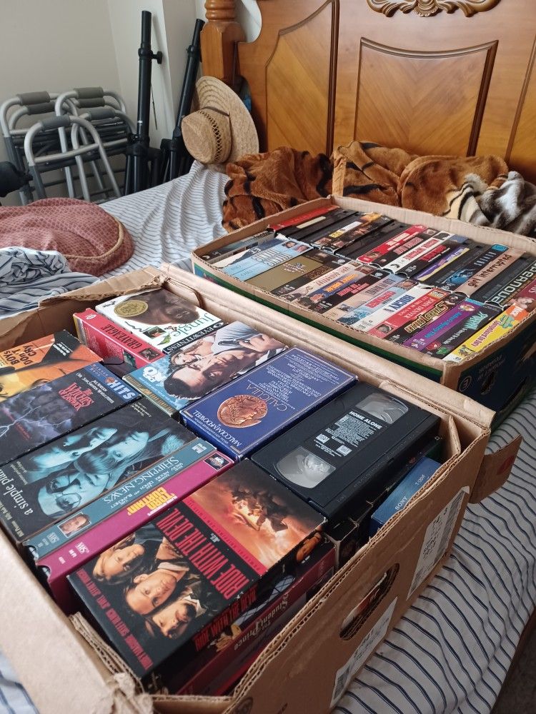 More Than 100 Including E T tape Selling All Together, Extra Tapes, $100 Only Pick Up