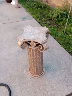 24" H X 12" L Metal Base Stand