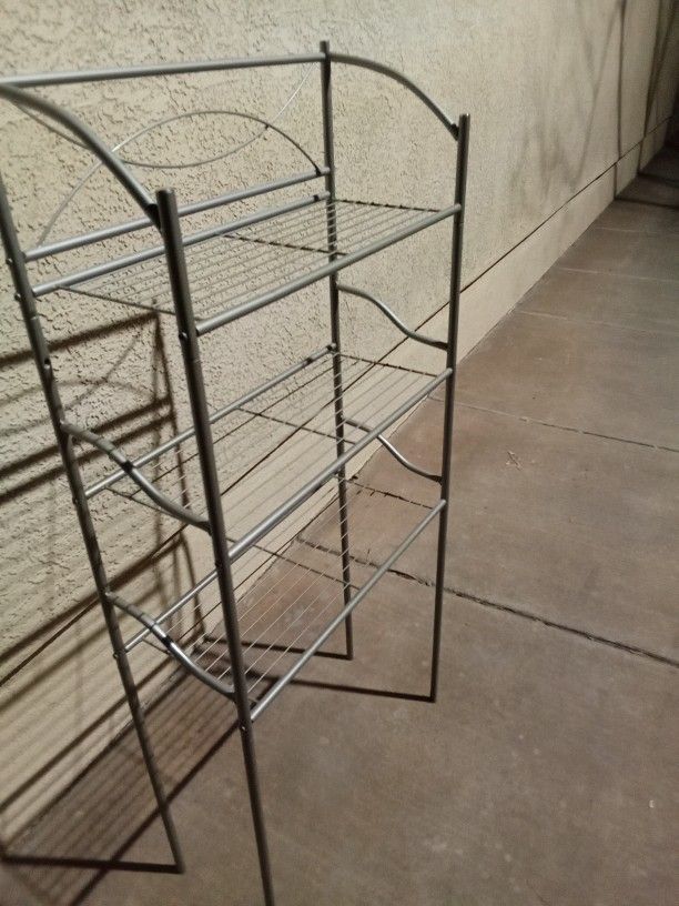 Tall Standing Decorative Shelf Unit