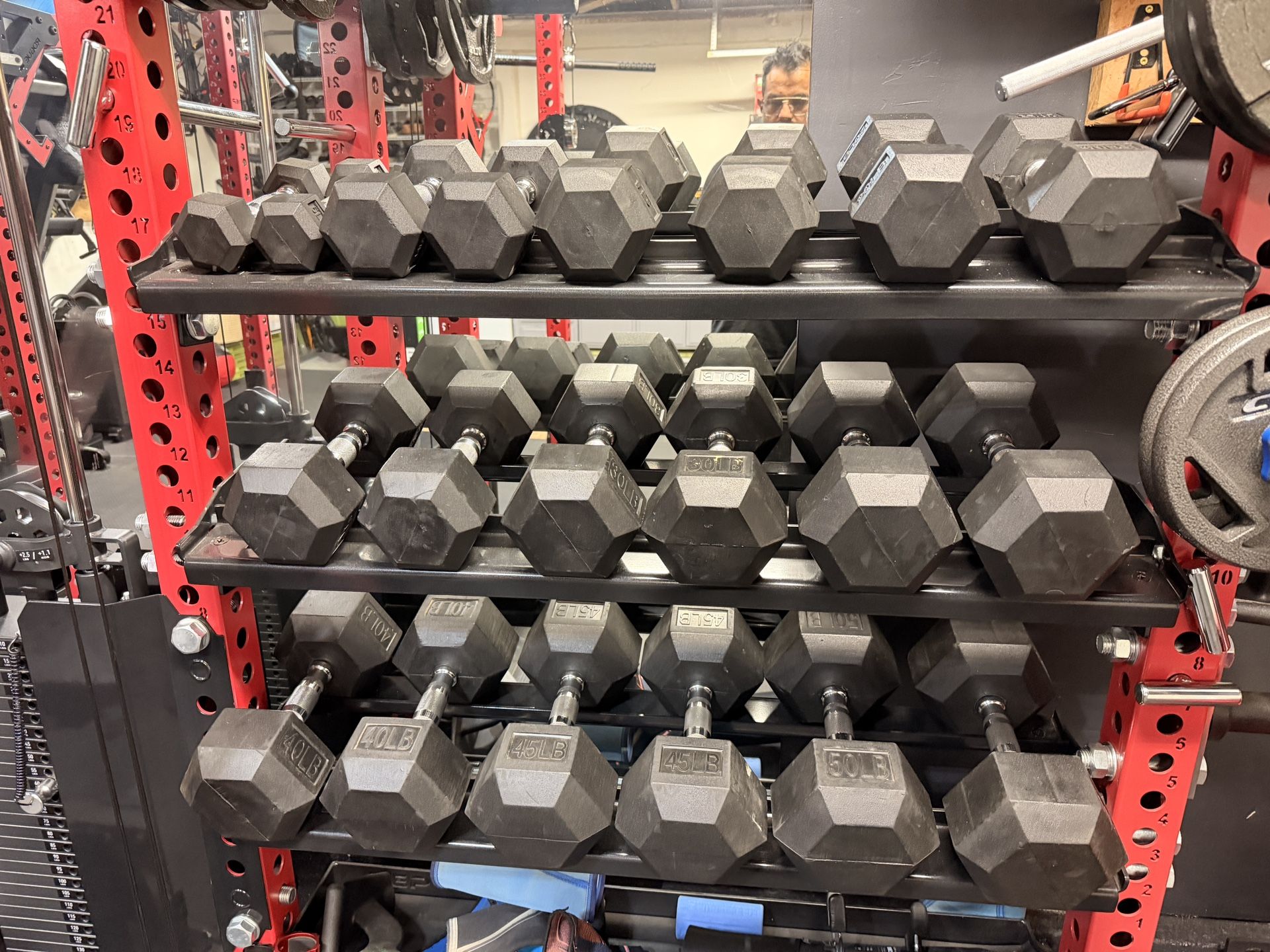 5-50lb Dumbbells Set