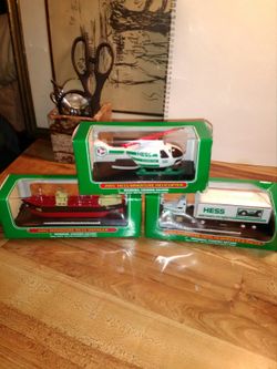 Hess minis 2002,2005,and 2006