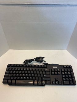 Dell Black USB Wired Desktop PC Keyboard