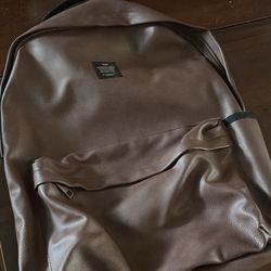 Brown Backpack 