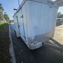 Trailer 7x15 "2011" Pulls Great, NO Leaks Over 6ft Hight Interior Clean Documentation In Hand. READ DESCRIPTION FIRST,LEA PRIMERO. 