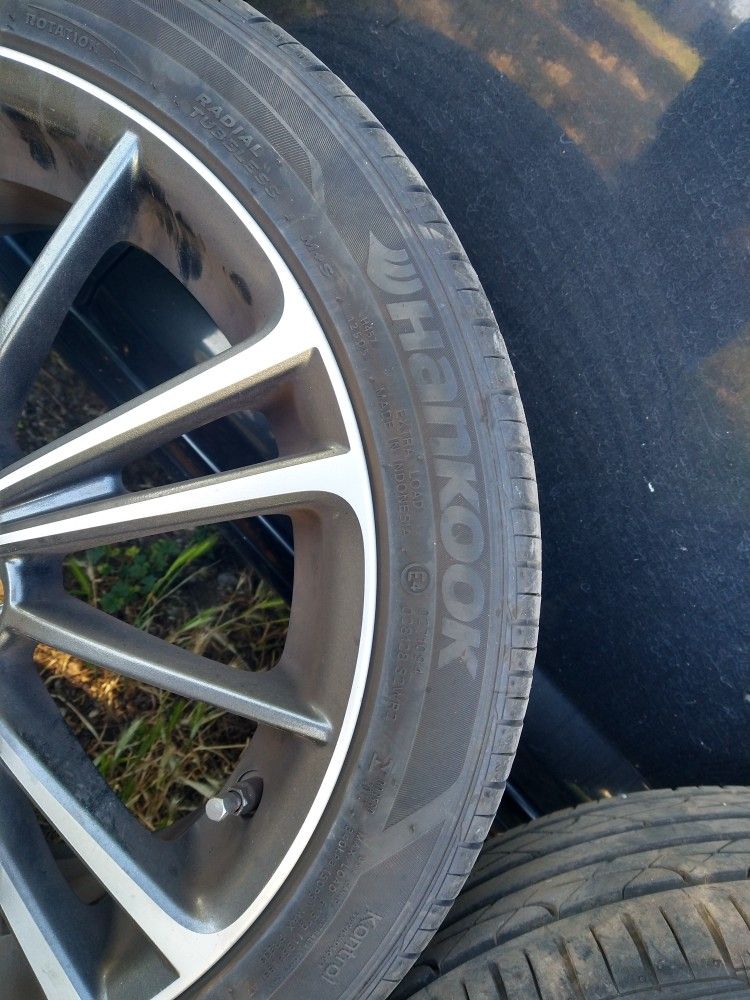 Tires Hankook With Rings 215/45R17,91v