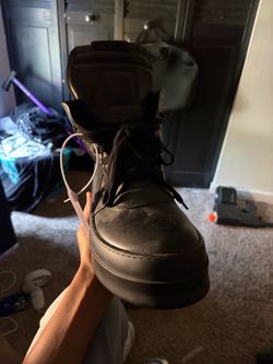 Triple Black Rick Owen Geobaskets