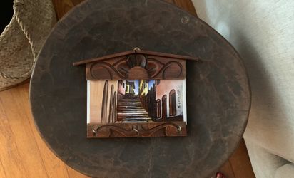 Vintage Key Holder Art Signed S. Luis