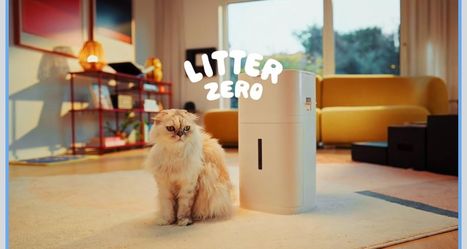 Litter Zero cat litter can  (Includes 1 Scoop)