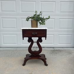 Antique marble top table