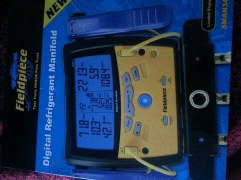 Digital refrigerant manifold fieldpiece SMAN 340