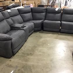 Reclining Sectional 6pc 
