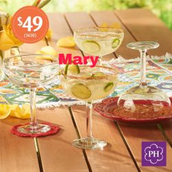 Juego De Copas Para Margaritas  Princess House
