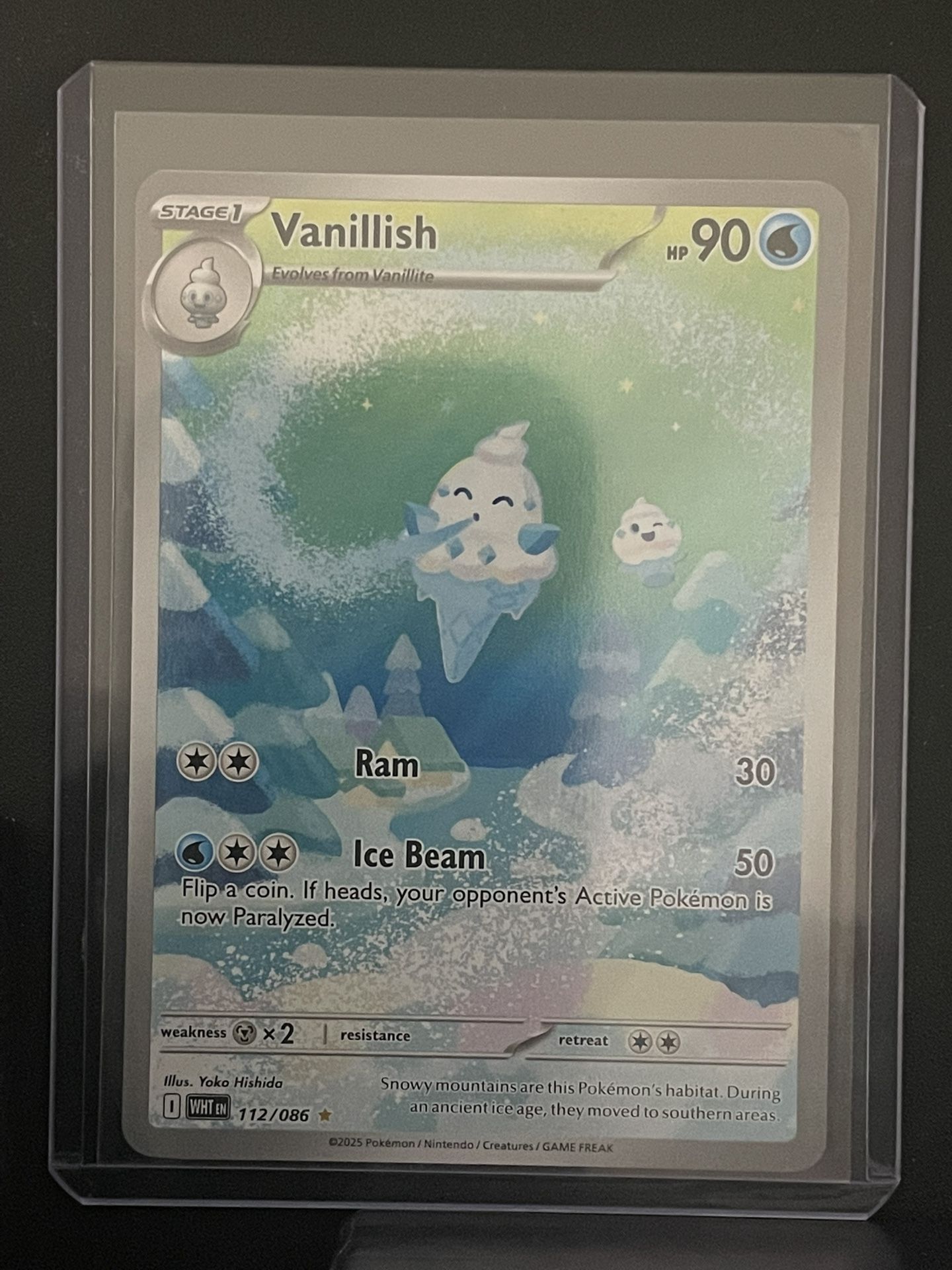 Pokemon Vanillish IR White Flare