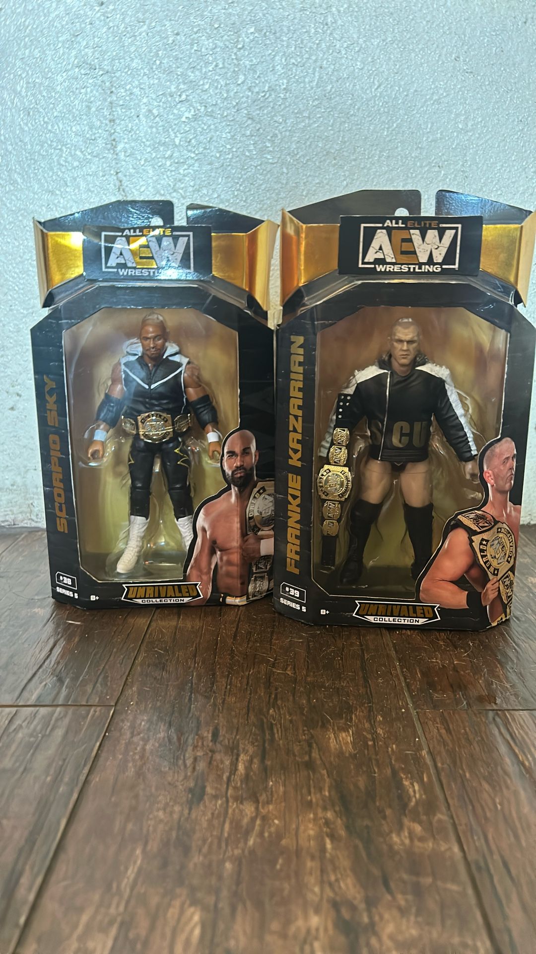 Scorpio Sky And Frankie Kazarian Figures