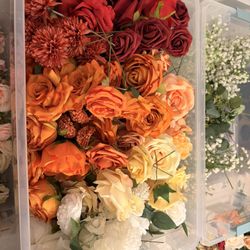 Faux Flowers & Golden Arches