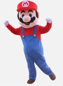Mario mascot for birthdayz