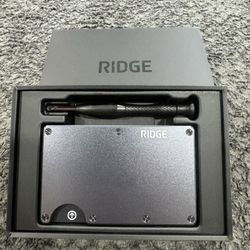 Ridge Wallet - Gunmetal (NEW)
