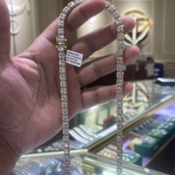 Diamond Chain, 10kt Gold , Vs Clarity 