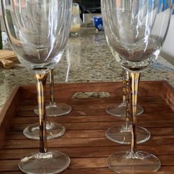 6 Champagne Glasses