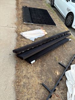 Free queen bed frame with headboard and all screws