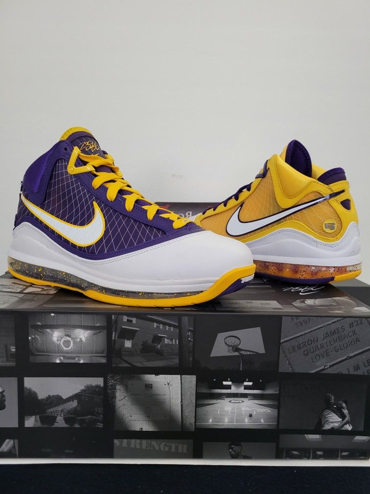 Nike LEBRON 7 QS "Media Day" (2020) β
οΈ Size 9.5 Men's ποΈ Brand New, DS π―% Authentic Guaranteed ππΌ Lebron VII Lakers π₯π₯