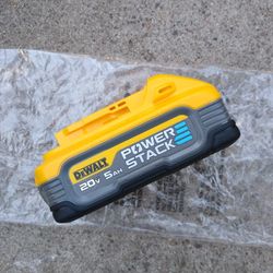 DEWALT 20V 5AH POWER STACK BATTERY Brand New 