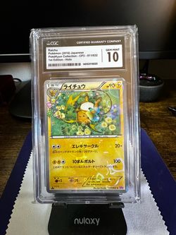 Raichu 011/022 PokeKyun Collection Holo CGC 10 Gem Mint Pokémon Card