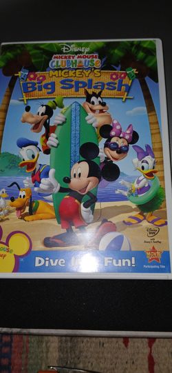 Disney Mickey Mouse Clubhouse Mickey's Big Splash DVD