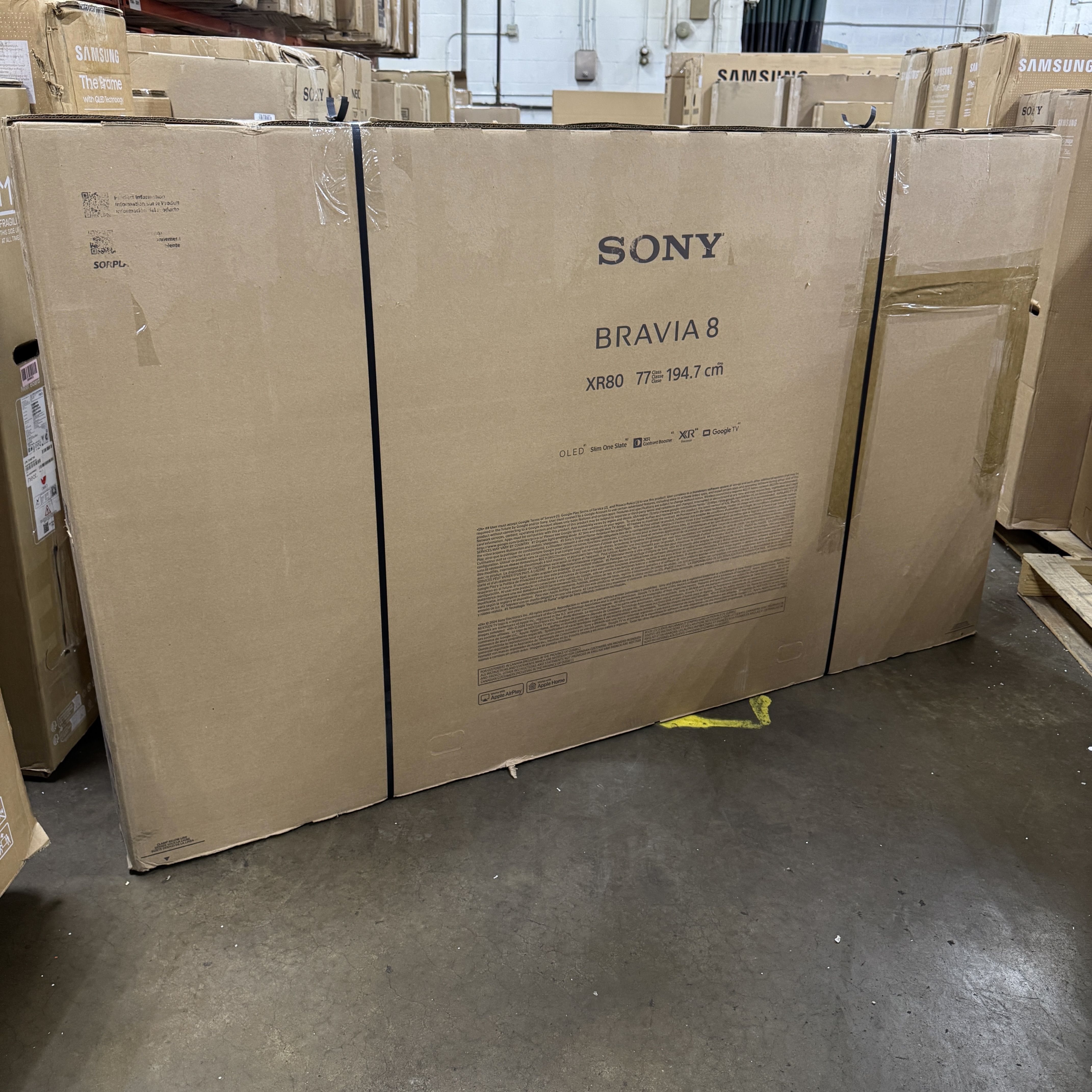 Sony 77" BRAVIA 8 OLED 4K Smart Google TV K77XR80