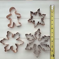 William Sonoma Copper Cookie Cutters