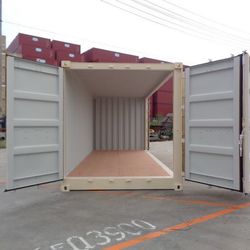 20ft Shipping Container Standard 1 Trip with Side doors