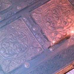 Wooden & Copper ⚜️ Table - No glass Top 