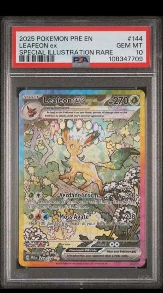 PSA 10 Leafeon - Prismatic Evolutions