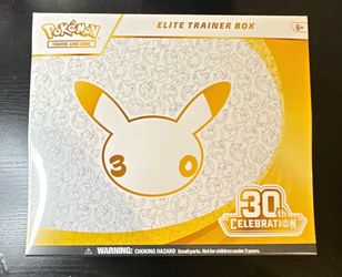 Pokémon 30th Anniversary Celebration Elite Trainer Box ETB Sealed 🔥🔥🔥