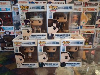 collectible Funko POP! Television Sherlock vinyl figures,