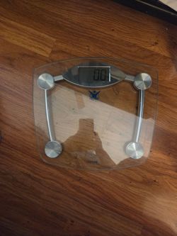 Glass weight scale