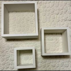3 Cube Wall Shelves