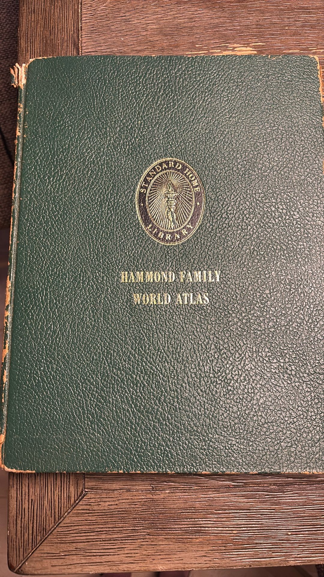 Vintage 1963 Hammond Family World Atlas - Standard Home Library Edition