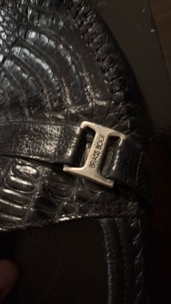 Alligator shoes worn once authentically genuine