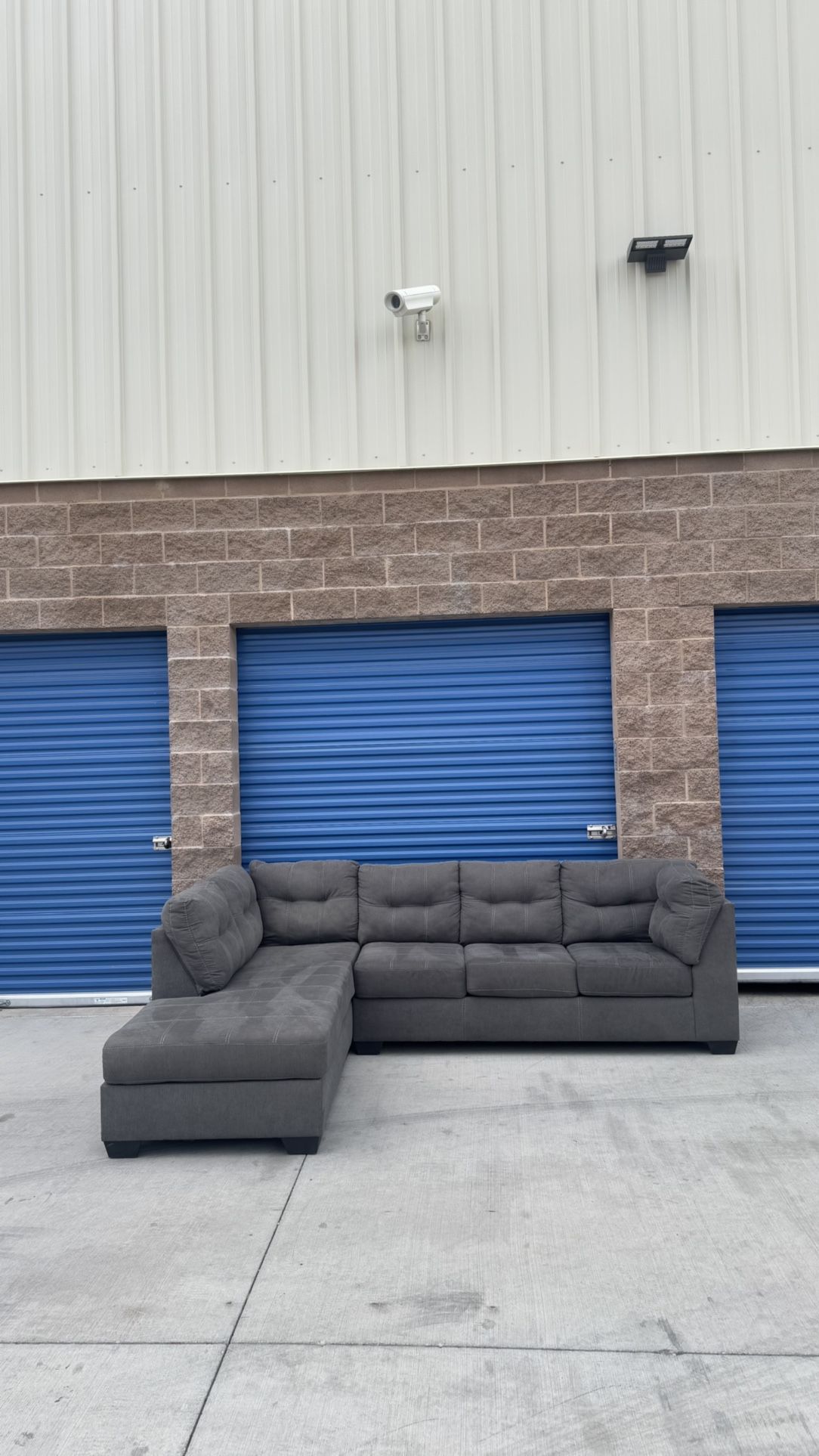 Ashley’s Grey Sectional Sofa Couch