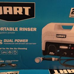 Hart New In Box HART 20V Portable Power Rinser Kit - New Tools