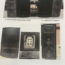 AUDIO SYSTEM Peavey And Yorkville 