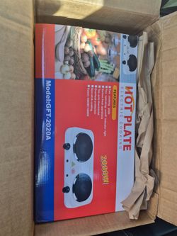 Hot plate double stove NEW