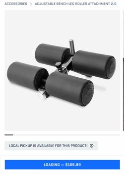 REP FITNESS Adjustable Bench Leg Roller Attachment 2.0