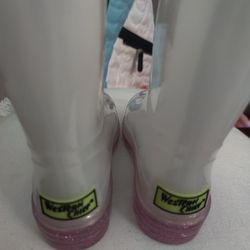 Western Chief Girls Rain Boots With Lights 