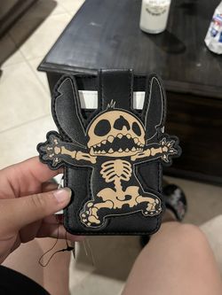 Loungefly Stitch Skeleton Glow In The Dark Card Holder Wallet