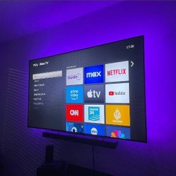 TCL 65" CLASS 5-SERIES 4K QLED DOLBY VISION HDR SMART ROKU TV