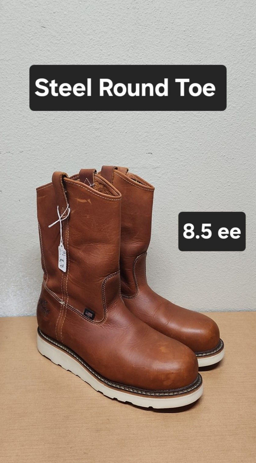 Thorogood Work Boot Size 8.5 ee STEEL ROUND TOE