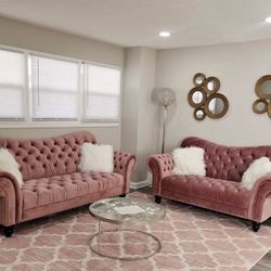 Pink living Room set